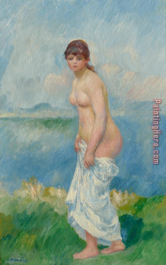 Pierre Auguste Renoir Standing Bather